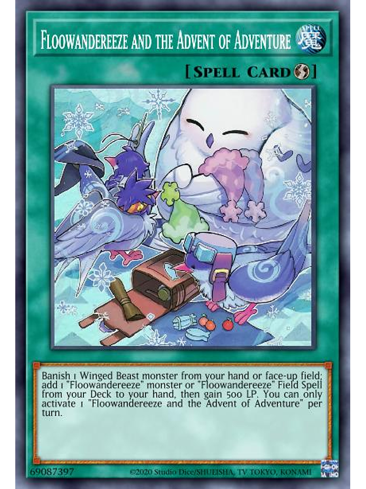 Floowandereeze and the Advent of Adventure - MP23-EN032 - Prismatic Secret Rare 1st Edition 1