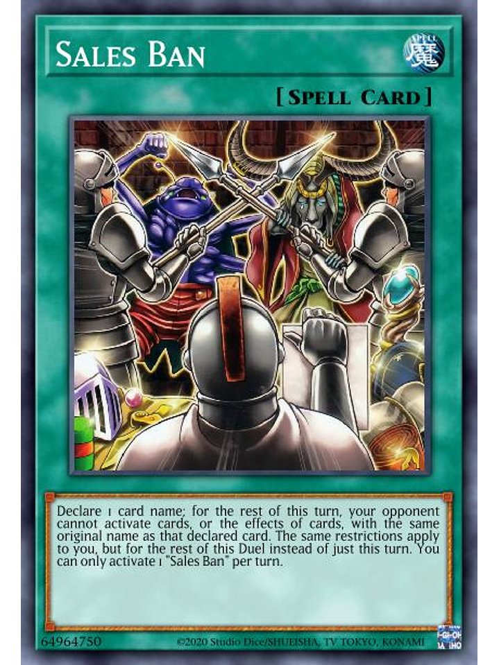 Sales Ban - MP23-EN035 - Super Rare 1st Edition 1