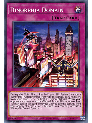 Dinomorphia Domain - MP23-EN037 - Ultra Rare 1st Edition