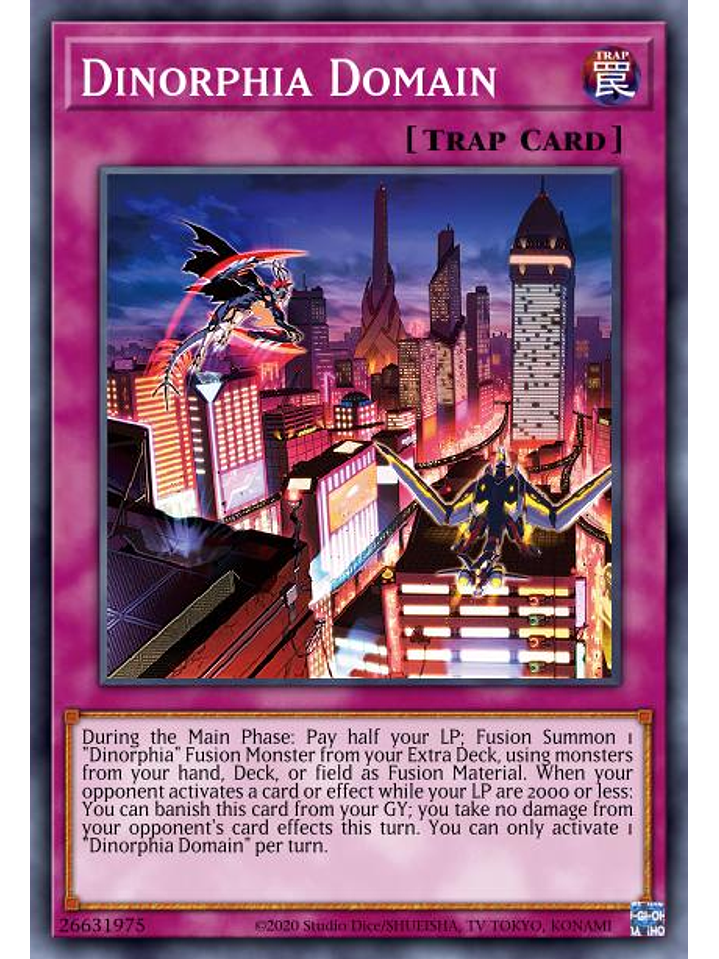 Dinomorphia Domain - MP23-EN037 - Ultra Rare 1st Edition 1