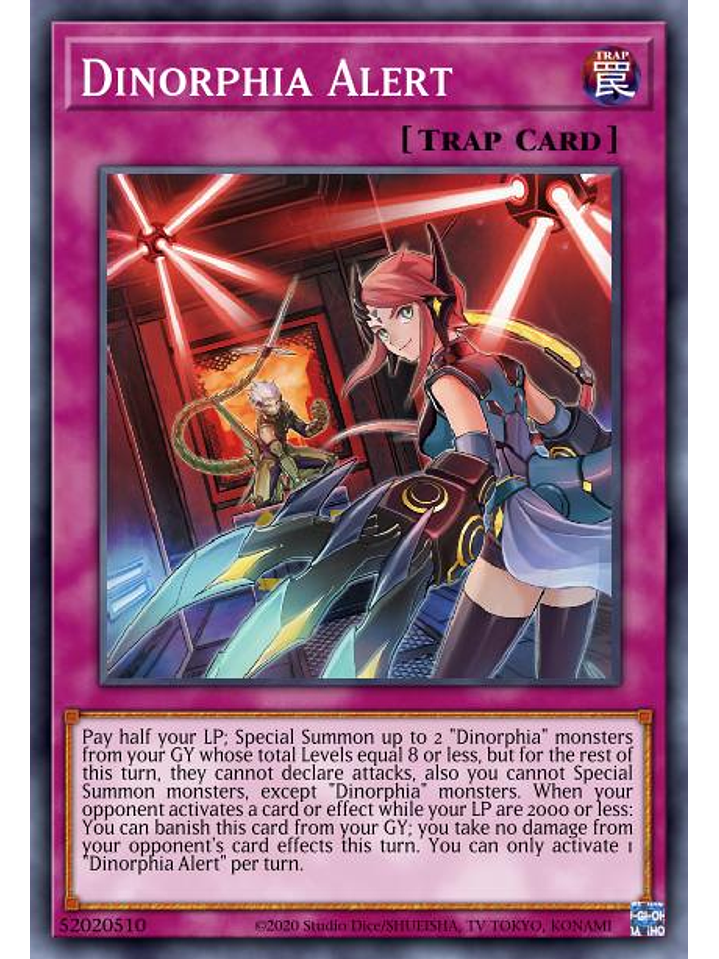 Dinomorphia Alert - MP23-EN038 - Common 1st Edition 1