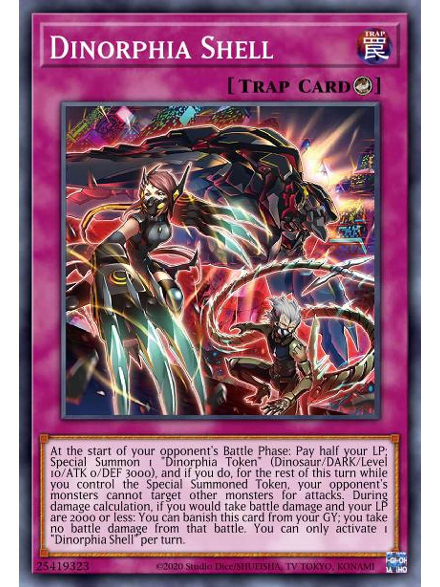 Dinomorphia Shell - MP23-EN040 - Common 1st Edition 1