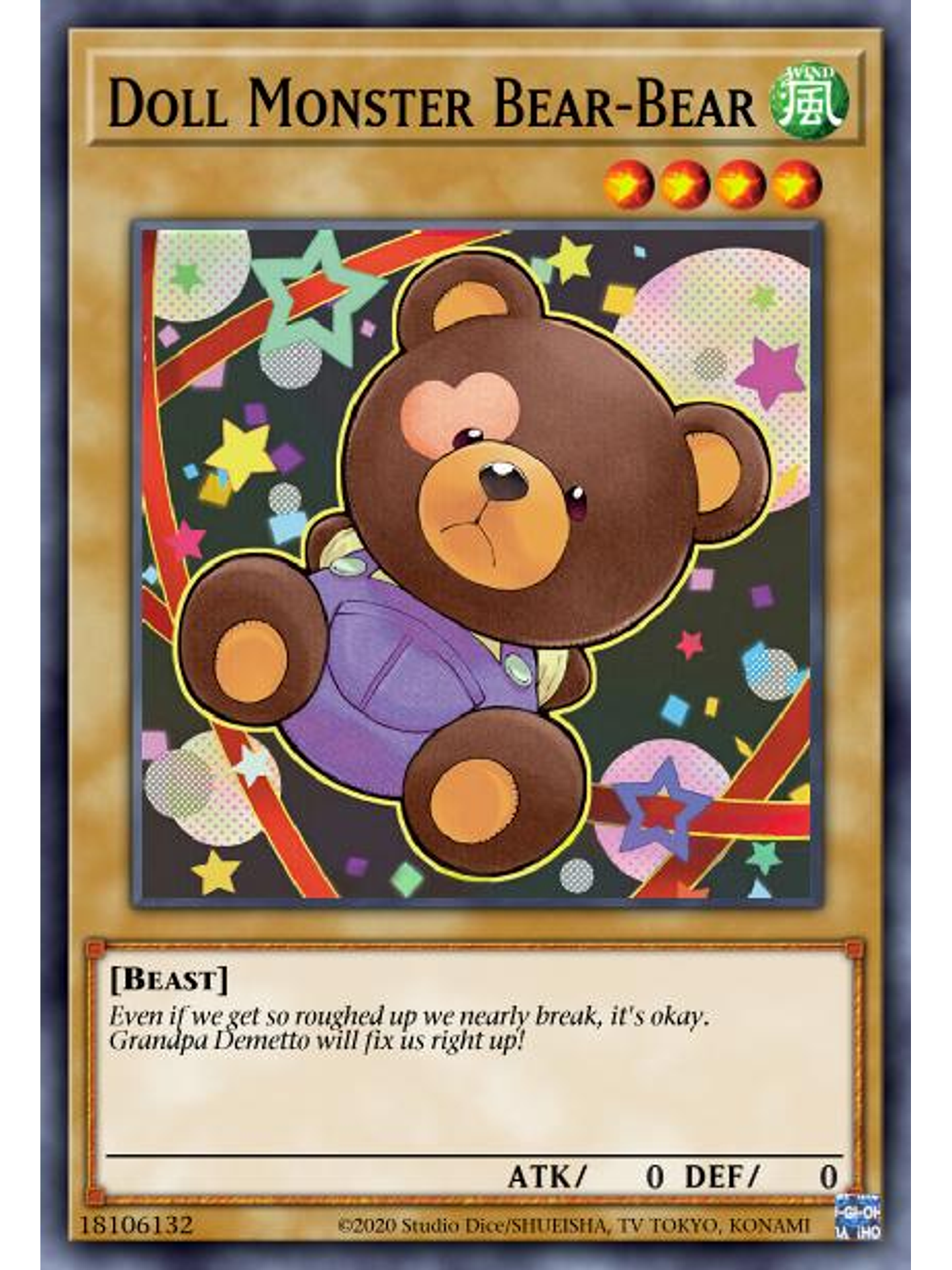 Doll Monster Bear-Bear - MP23-EN052 - Super Rare 1st Edition 1