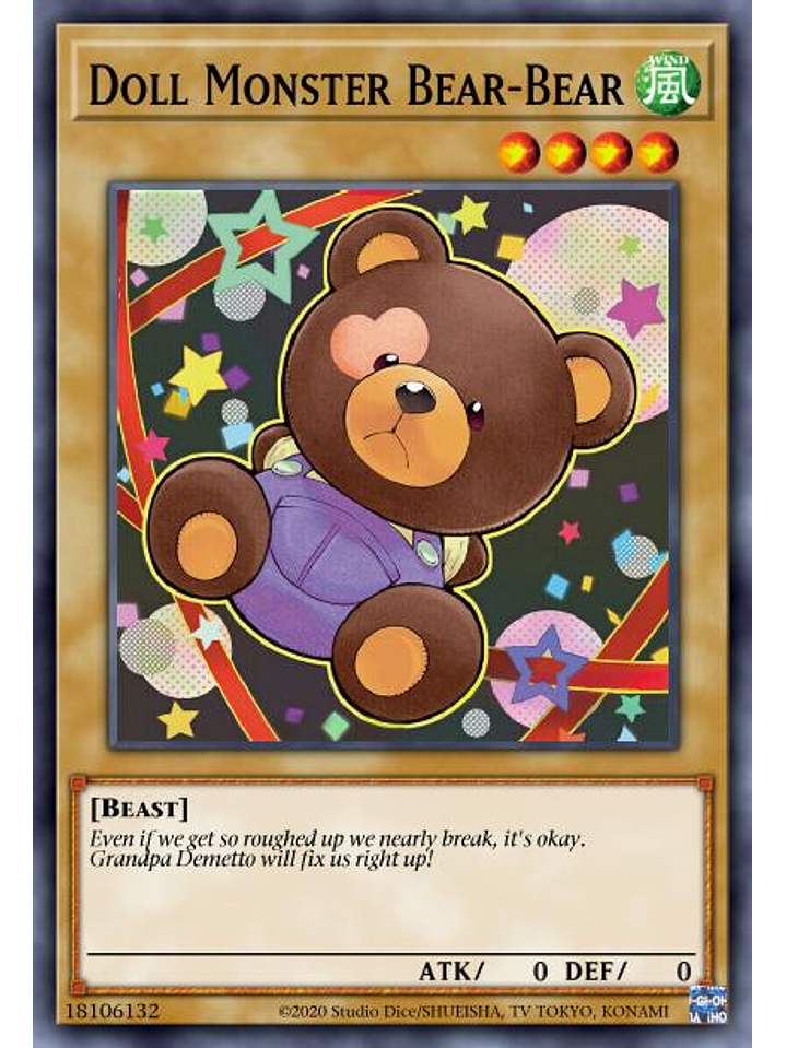 Doll Monster Bear-Bear - MP23-EN052 - Super Rare 1st Edition 1