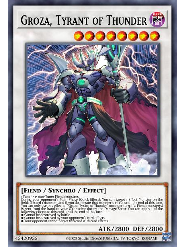 Groza, Tyrant of Thunder - MP23-EN055 - Ultra Rare 1st Edition 1