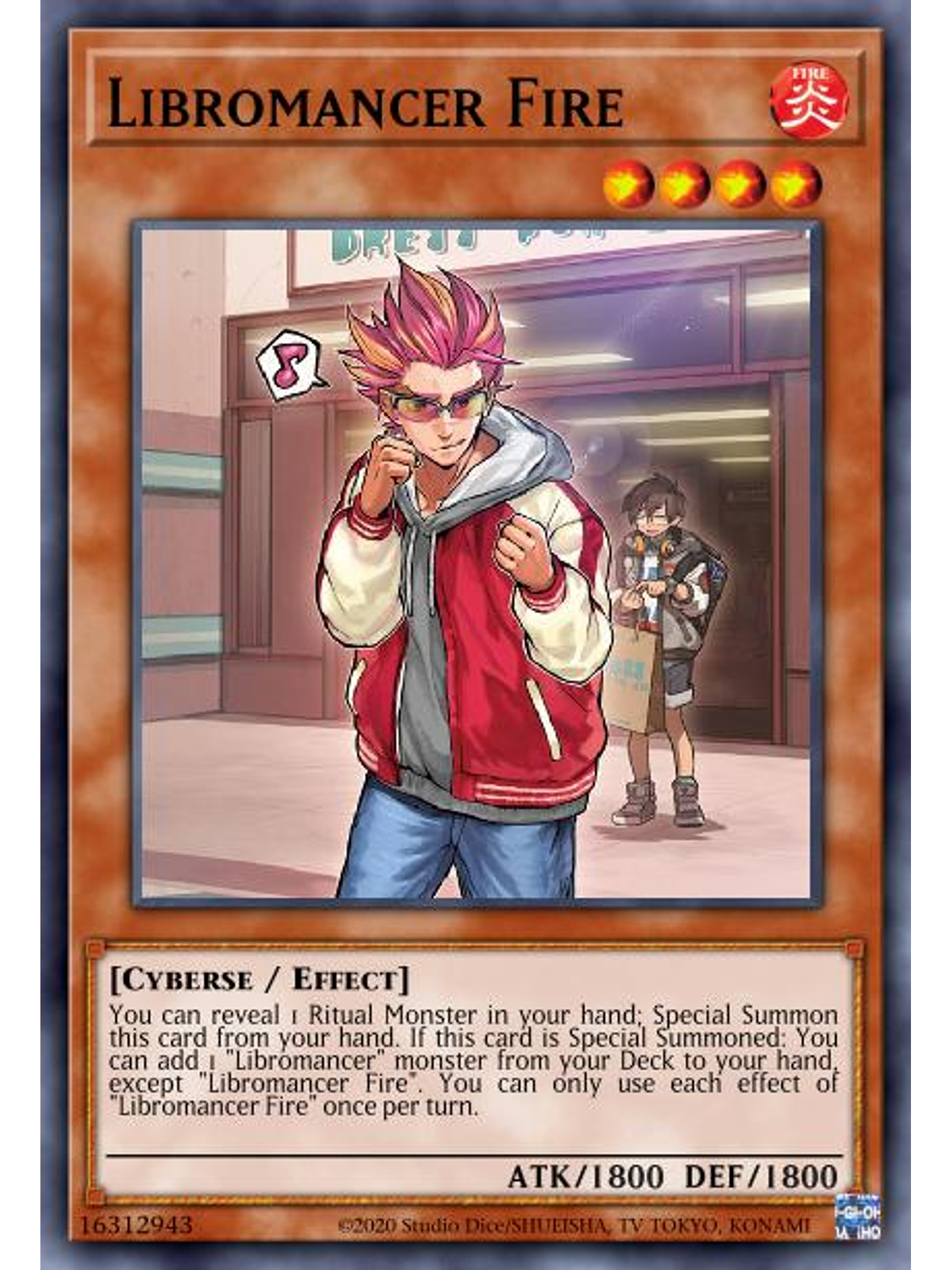 Libromancer Fire - MP23-EN058 - Ultra Rare 1st Edition 1