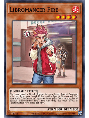 Libromancer Fire - MP23-EN058 - Ultra Rare 1st Edition