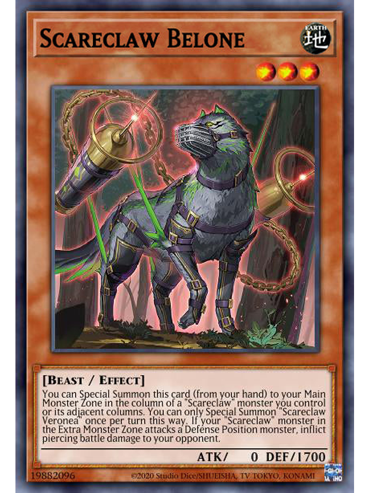 Scareclaw Belone - MP23-EN066 - Common 1st Edition 1