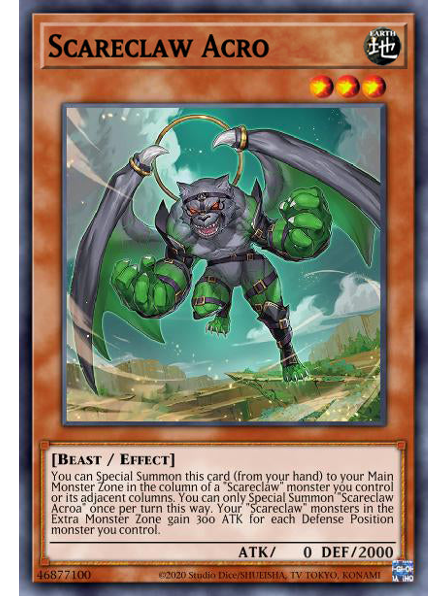 Scareclaw Acro - MP23-EN067 - Common 1st Edition 1