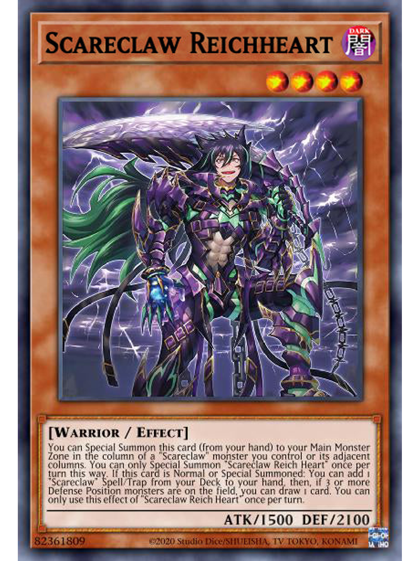 Scareclaw Reichheart - MP23-EN068 - Prismatic Secret Rare 1st Edition 1