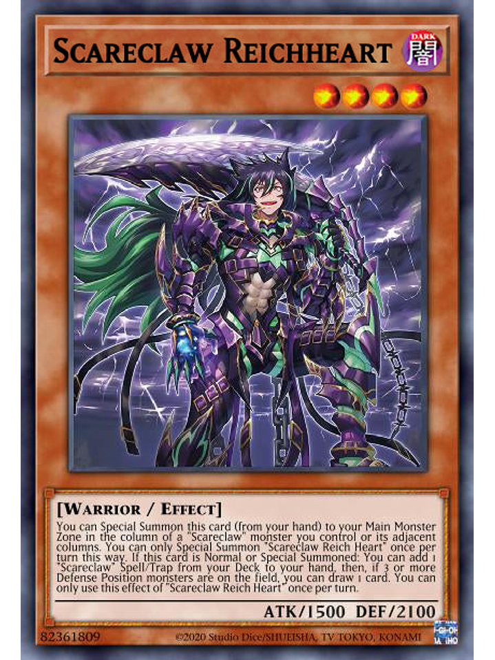 Scareclaw Reichheart - MP23-EN068 - Prismatic Secret Rare 1st Edition 1
