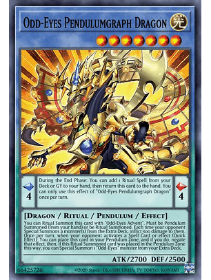 Odd-Eyes Pendulumgraph Dragon - MP23-EN079 - Ultra Rare 1st Edition