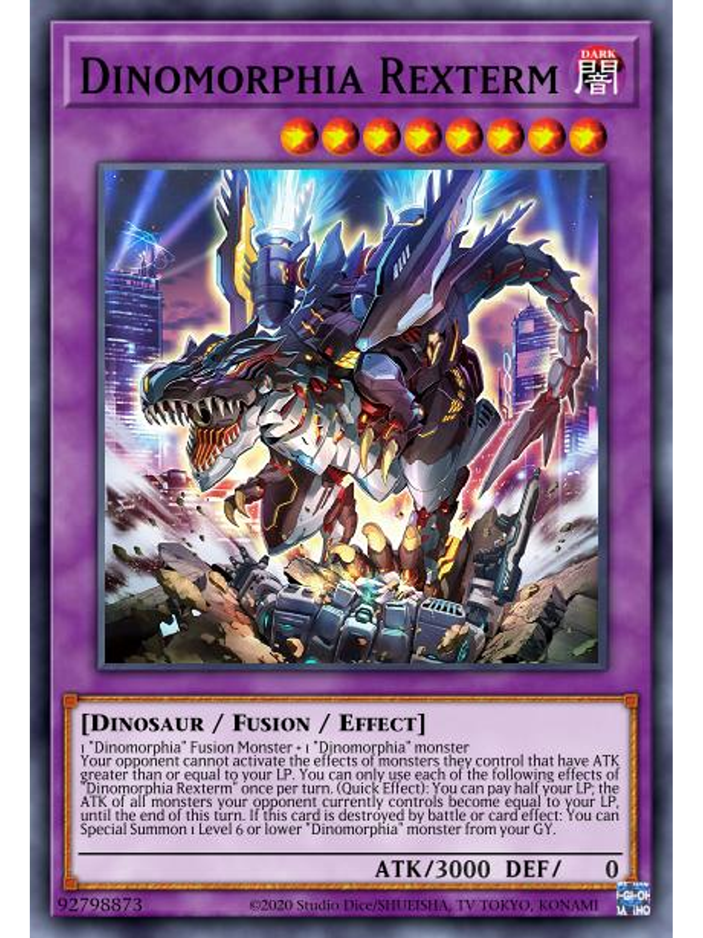 Dinomorphia Rexterm - MP23-EN082 - Prismatic Secret Rare 1st Edition 1