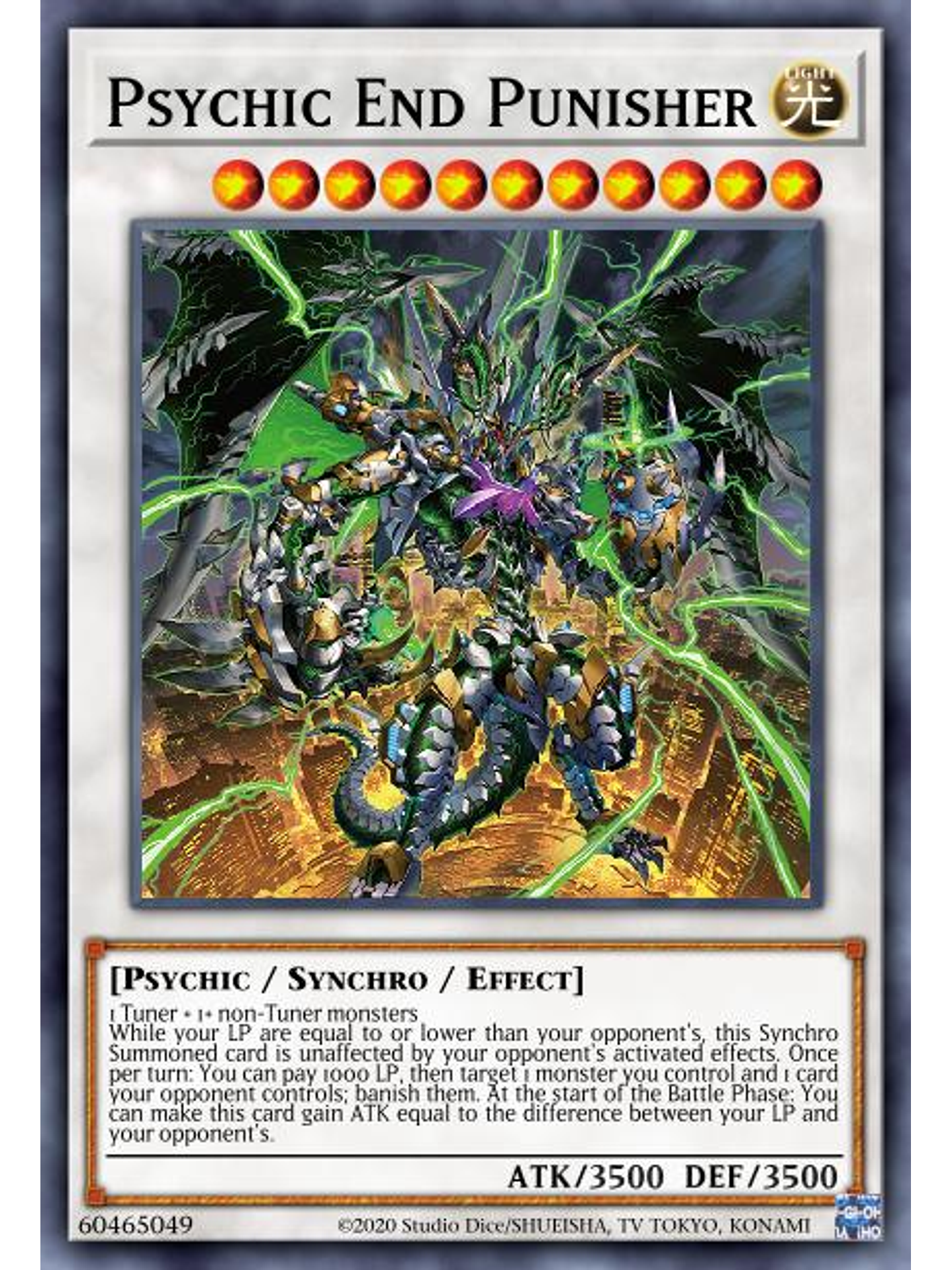 Psychic End Punisher - MP23-EN086 - Prismatic Secret Rare 1st Edition 1