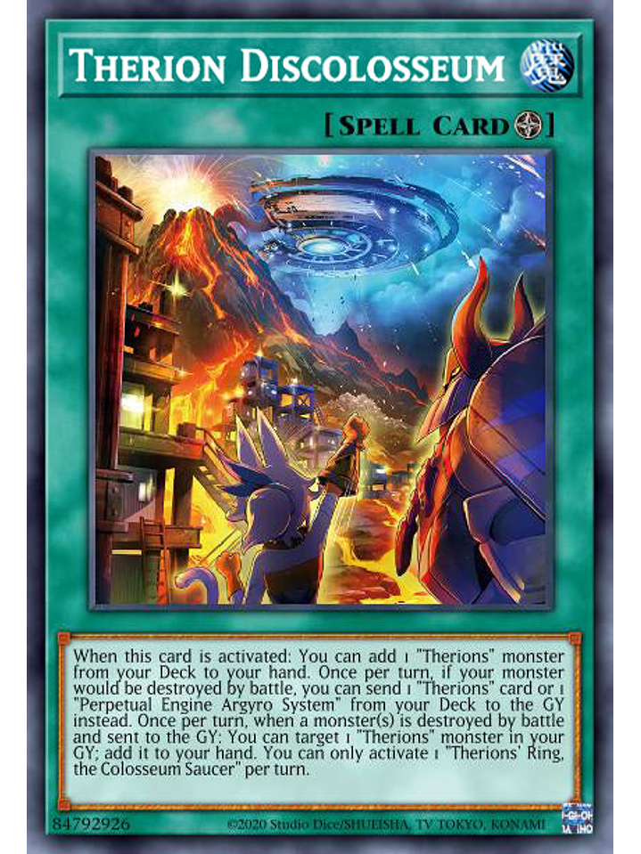 Therion Discolosseum - MP23-EN091 - Prismatic Secret Rare 1st Edition 1