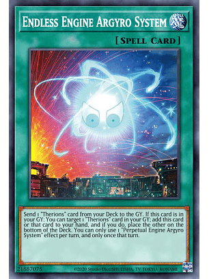 Endless Engine Argyro System - MP23-EN092 - Rare 1st Edition