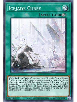 Icejade Curse - MP23-EN094 - Super Rare 1st Edition