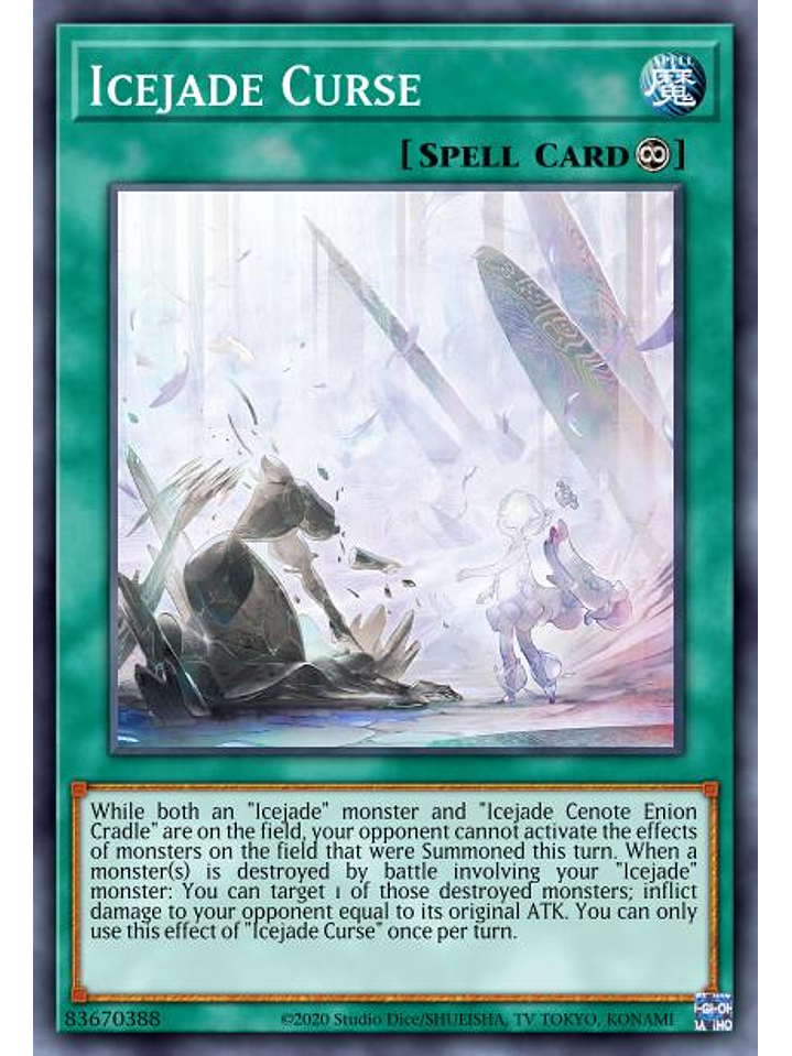 Icejade Curse - MP23-EN094 - Super Rare 1st Edition 1