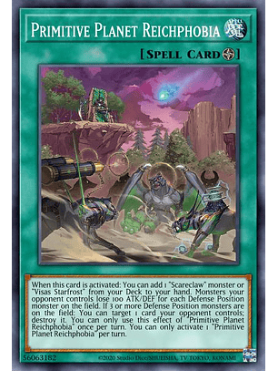 Primitive Planet Reichphobia - MP23-EN096 - Prismatic Secret Rare 1st Edition