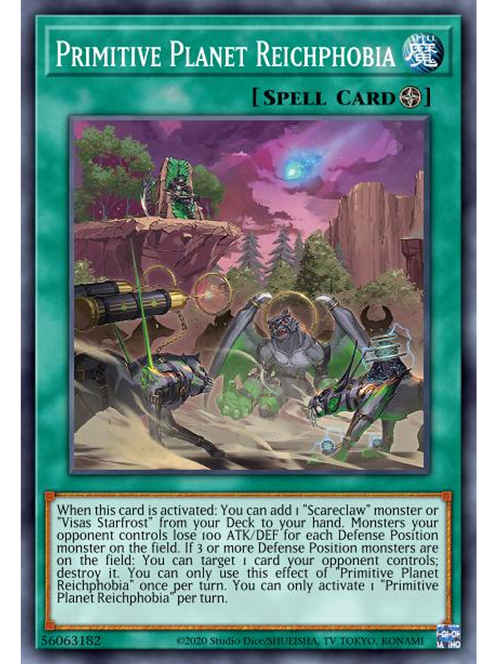 Primitive Planet Reichphobia - MP23-EN096 - Prismatic Secret Rare 1st Edition 1