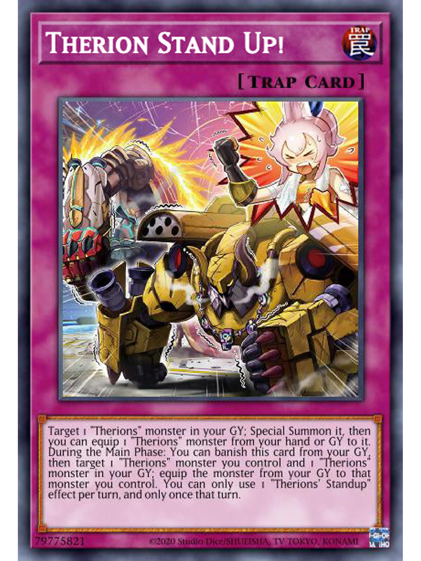 Therion Stand Up! - MP23-EN101 - Super Rare 1st Edition 1