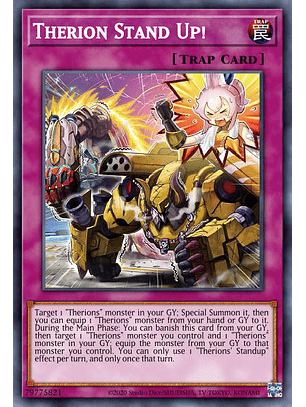 Therion Stand Up! - MP23-EN101 - Super Rare 1st Edition