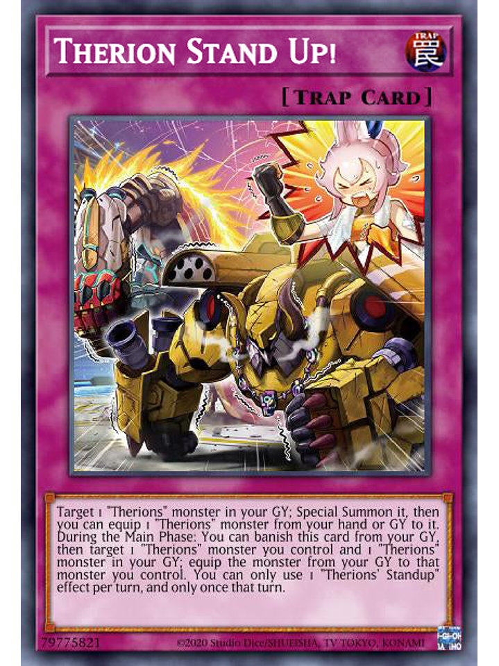 Therion Stand Up! - MP23-EN101 - Super Rare 1st Edition 1