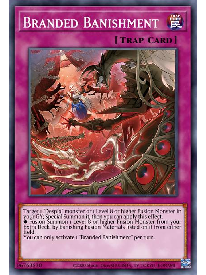 Branded Banishment - MP23-EN102 - Prismatic Secret Rare 1st Edition 1