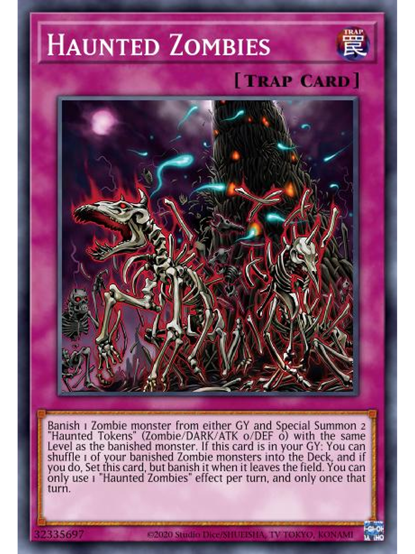 Haunted Zombies - MP23-EN106 - Common 1st Edition 1