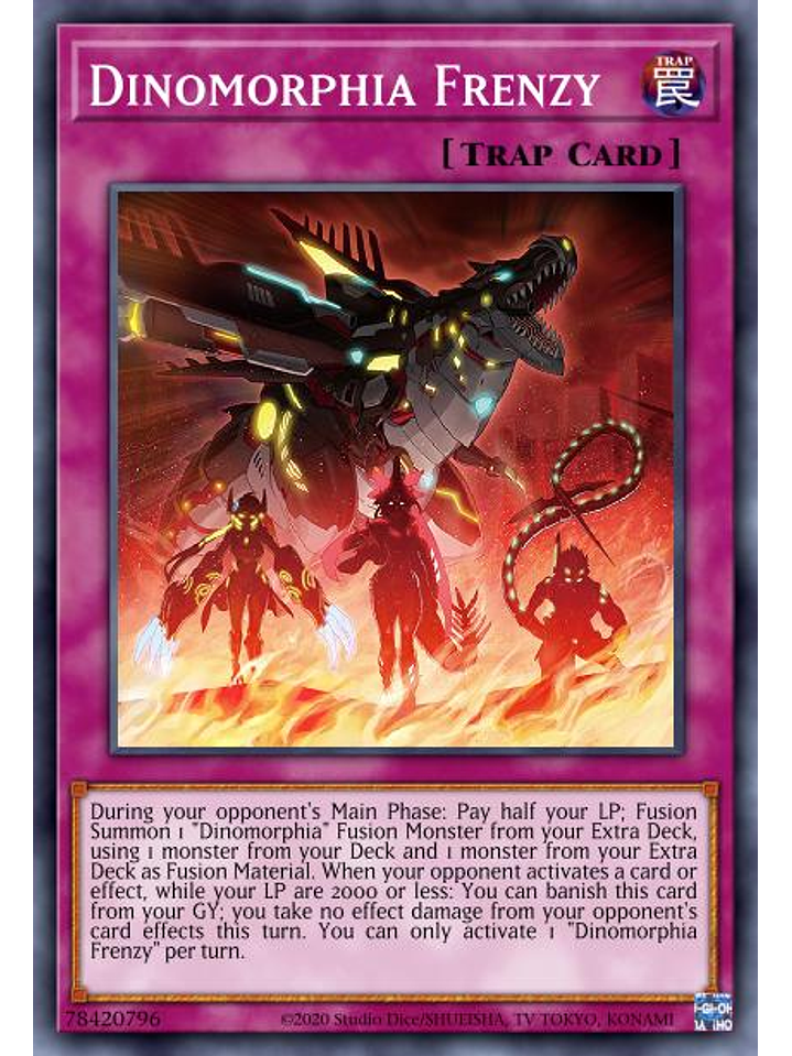 Dinomorphia Frenzy - MP23-EN107 - Super Rare 1st Edition 1