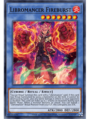 Libromancer Fireburst - MP23-EN112 - Common 1st Edition