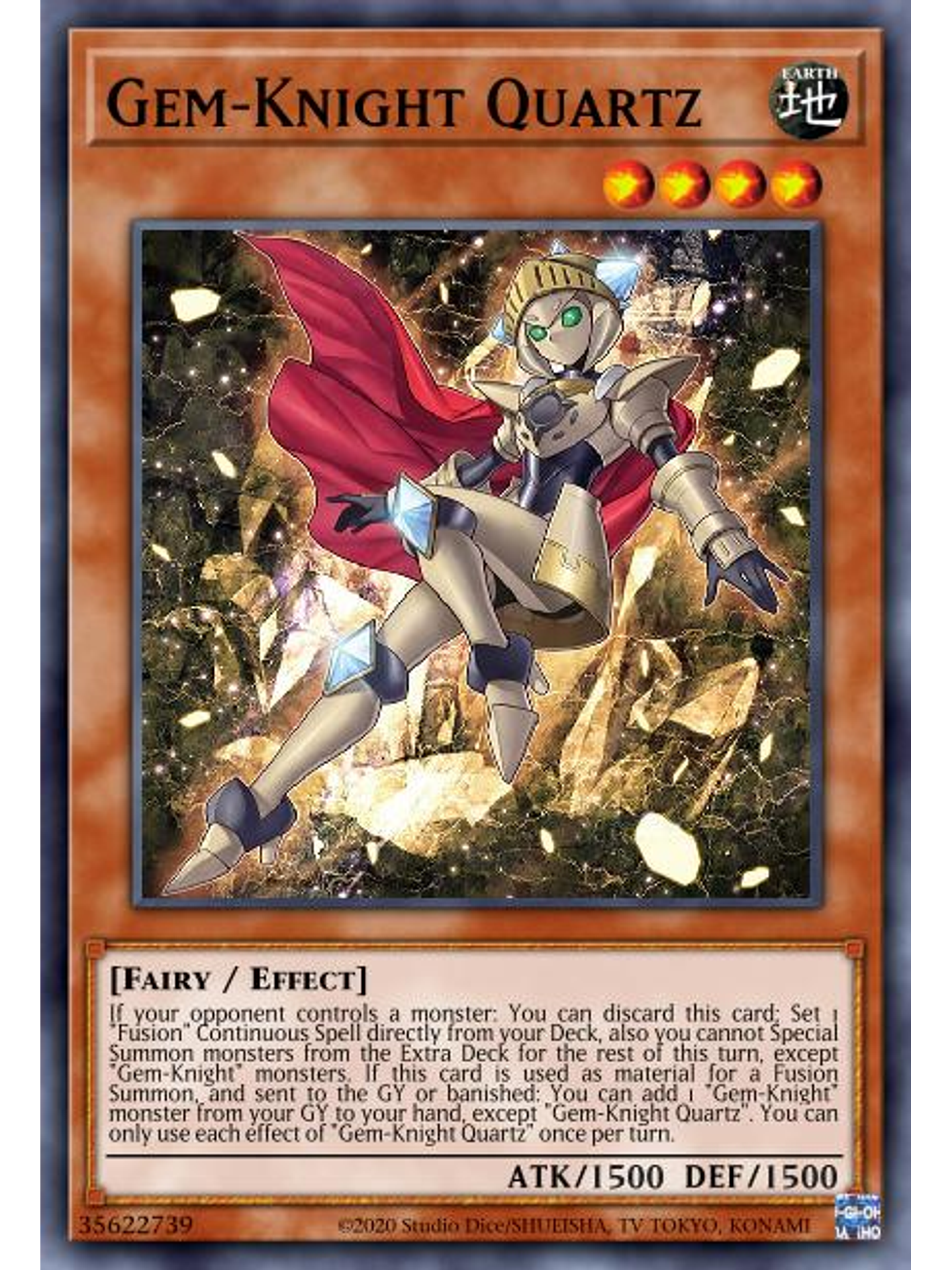 Gem-Knight Quartz - MP23-EN123 - Common 1st Edition 1
