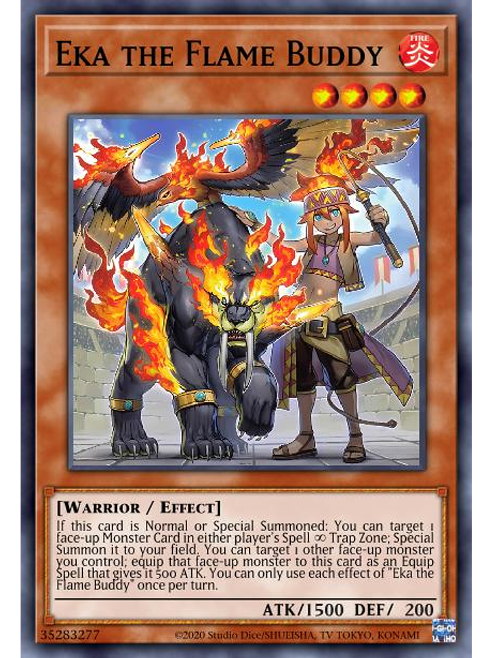 Eka the Flame Buddy - MP23-EN130 - Common 1st Edition 1