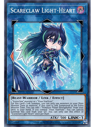 Scareclaw Light-Heart - MP23-EN136 - Prismatic Secret Rare 1st Edition