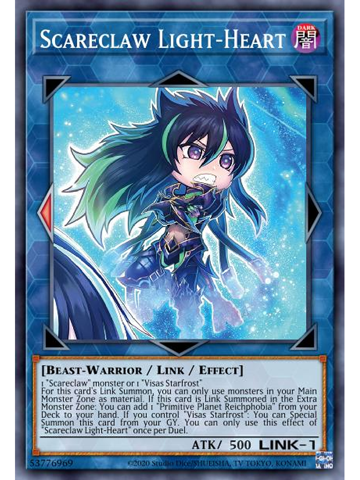 Scareclaw Light-Heart - MP23-EN136 - Prismatic Secret Rare 1st Edition 1