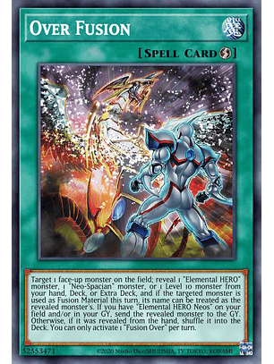 Over Fusion - MP23-EN137 - Ultra Rare 1st Edition