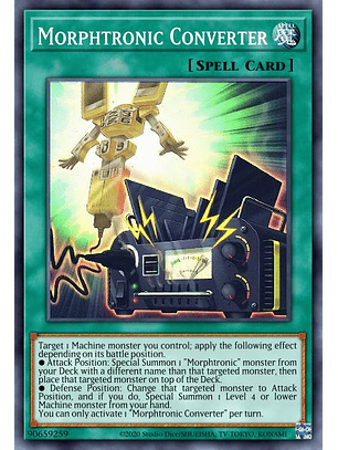 Morphtronic Converter - MP23-EN150 - Super Rare 1st Edition