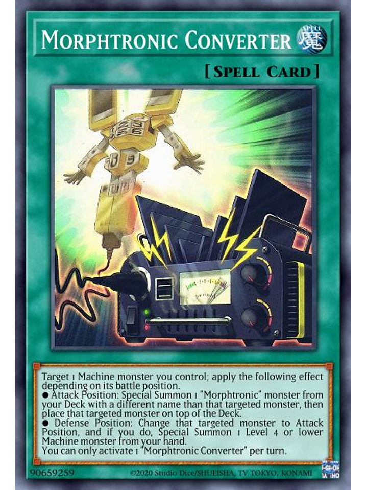 Morphtronic Converter - MP23-EN150 - Super Rare 1st Edition 1