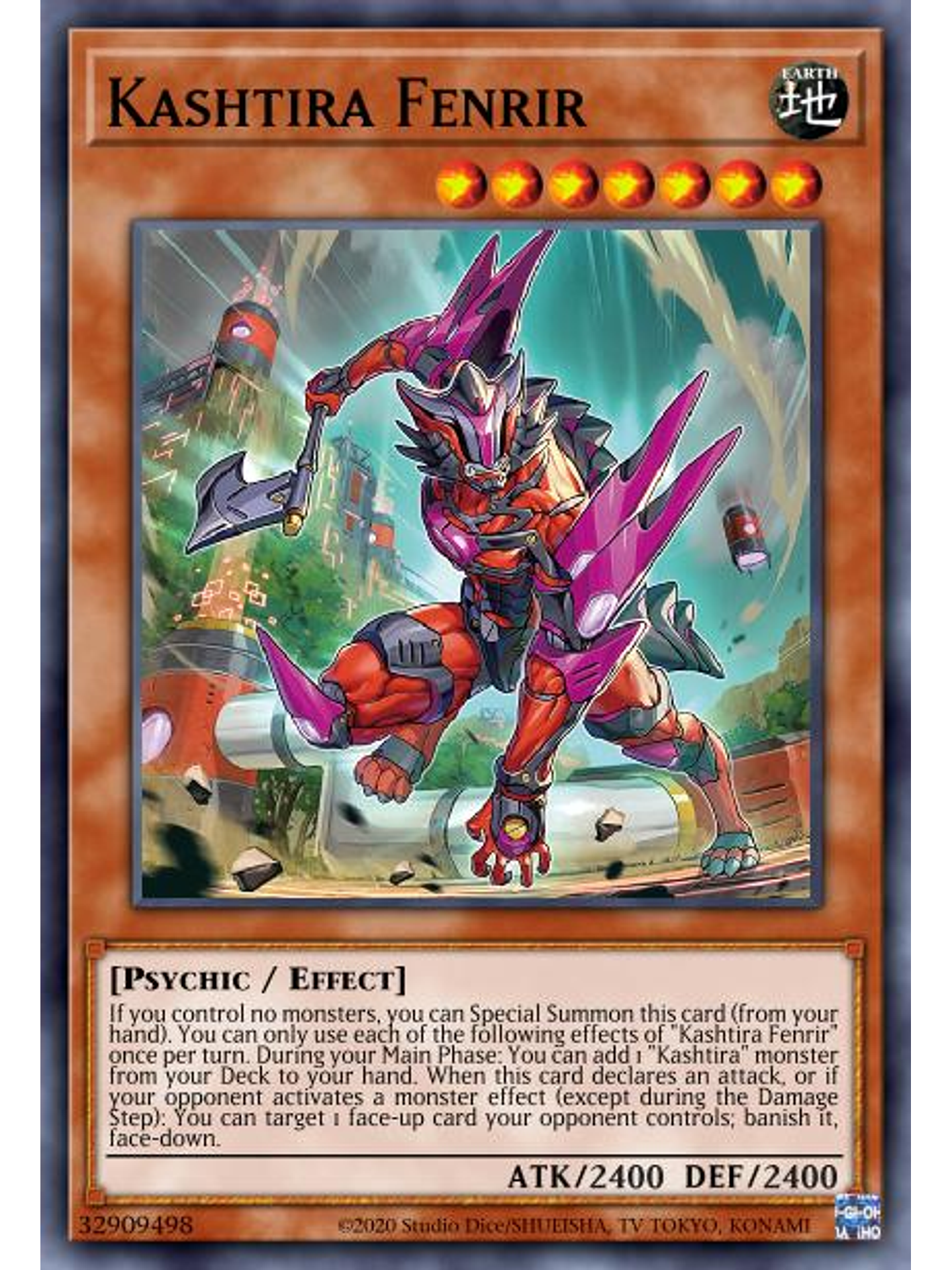 Kashtira Fenrir - MP23-EN163 - Prismatic Secret Rare 1st Edition 1