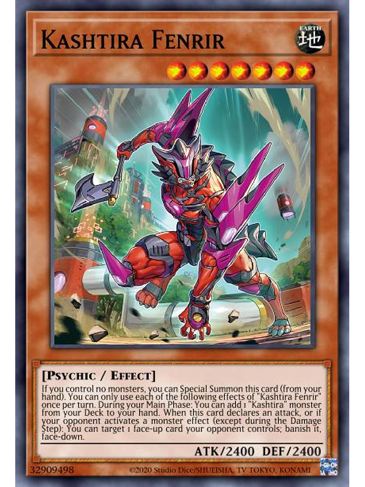 Kashtira Fenrir - MP23-EN163 - Prismatic Secret Rare 1st Edition 1