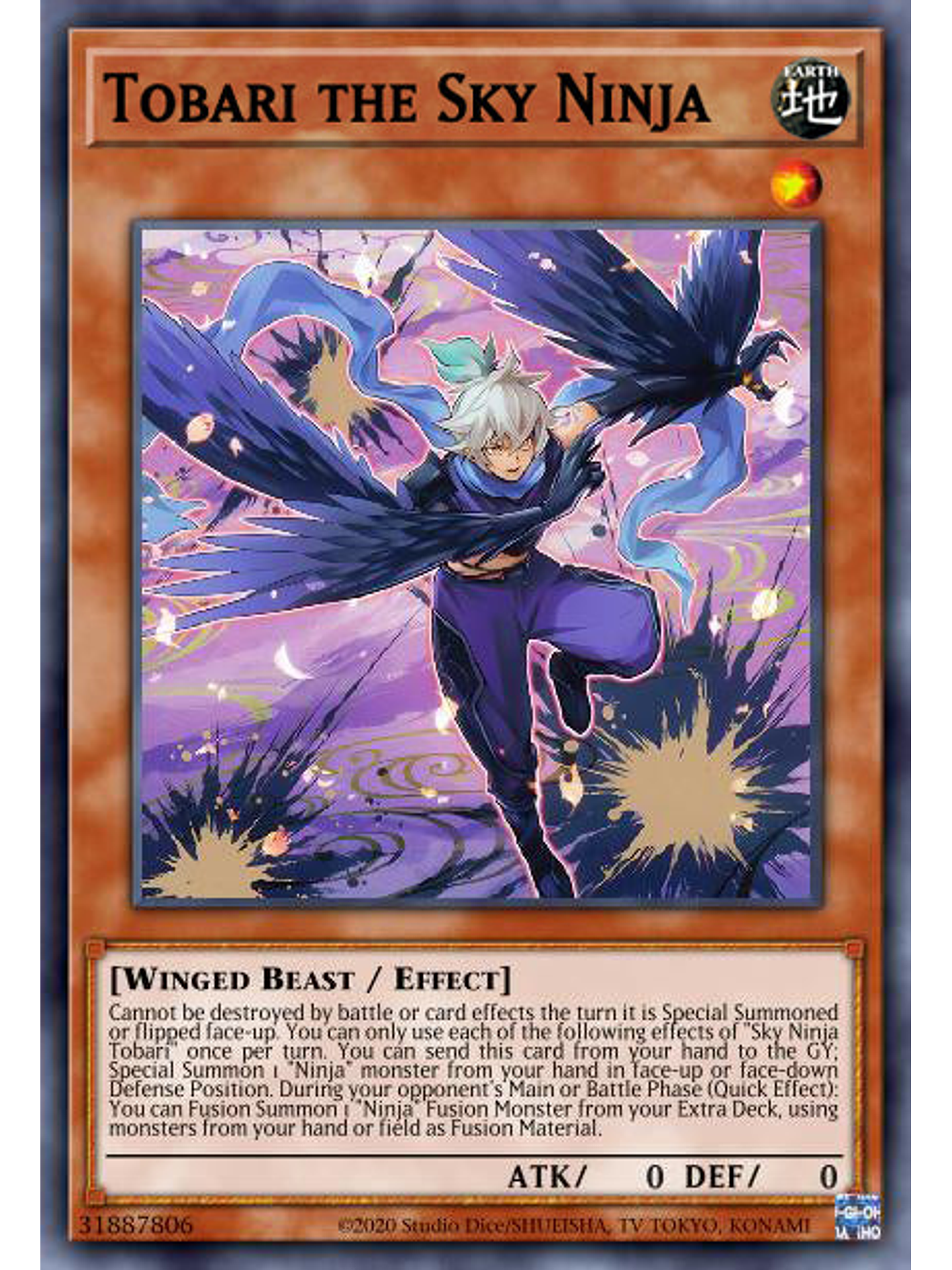 Tobari the Sky Ninja - MP23-EN166 - Common 1st Edition 1