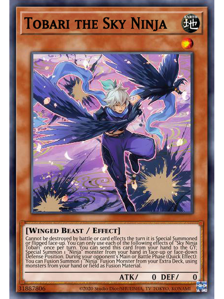 Tobari the Sky Ninja - MP23-EN166 - Common 1st Edition 1