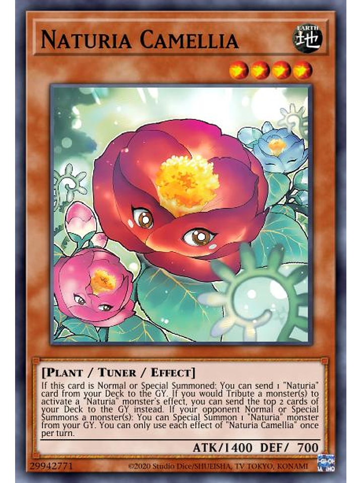 Naturia Camellia - MP23-EN171 - Super Rare 1st Edition 1