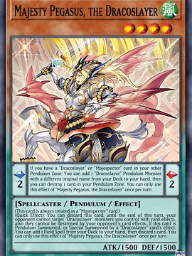 Majesty Pegasus, the Dracoslayer - MP23-EN173 - Prismatic Secret Rare 1st Edition