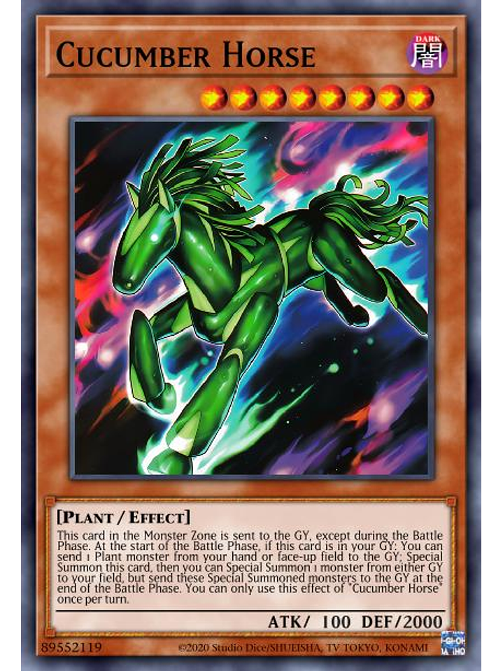 Cucumber Horse - MP23-EN183 - Common 1st Edition 1