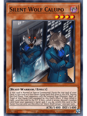 Silent Wolf Calupo - MP23-EN184 - Super Rare 1st Edition