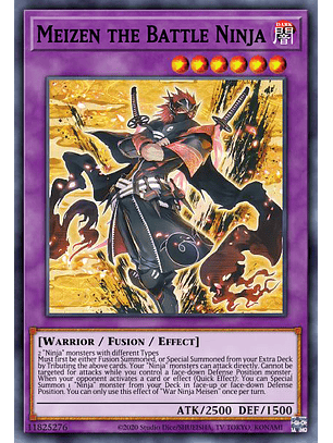 Meizen the Battle Ninja - MP23-EN185 - Rare 1st Edition