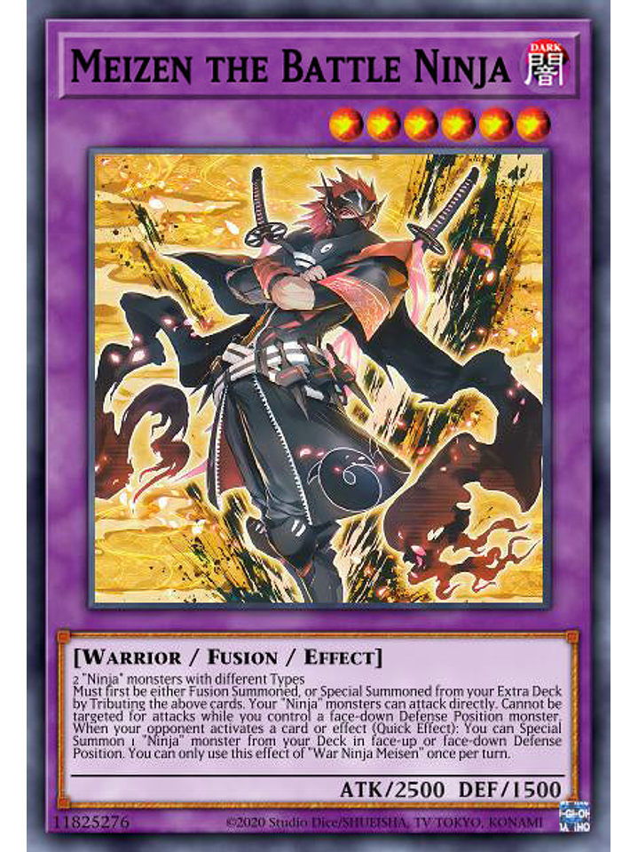 Meizen the Battle Ninja - MP23-EN185 - Rare 1st Edition 1