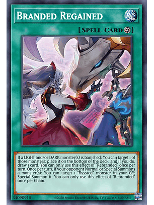 Branded Regained - MP23-EN196 - Rare 1st Edition