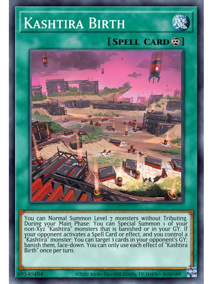 Kashtira Birth - MP23-EN200 - Prismatic Secret Rare 1st Edition 1